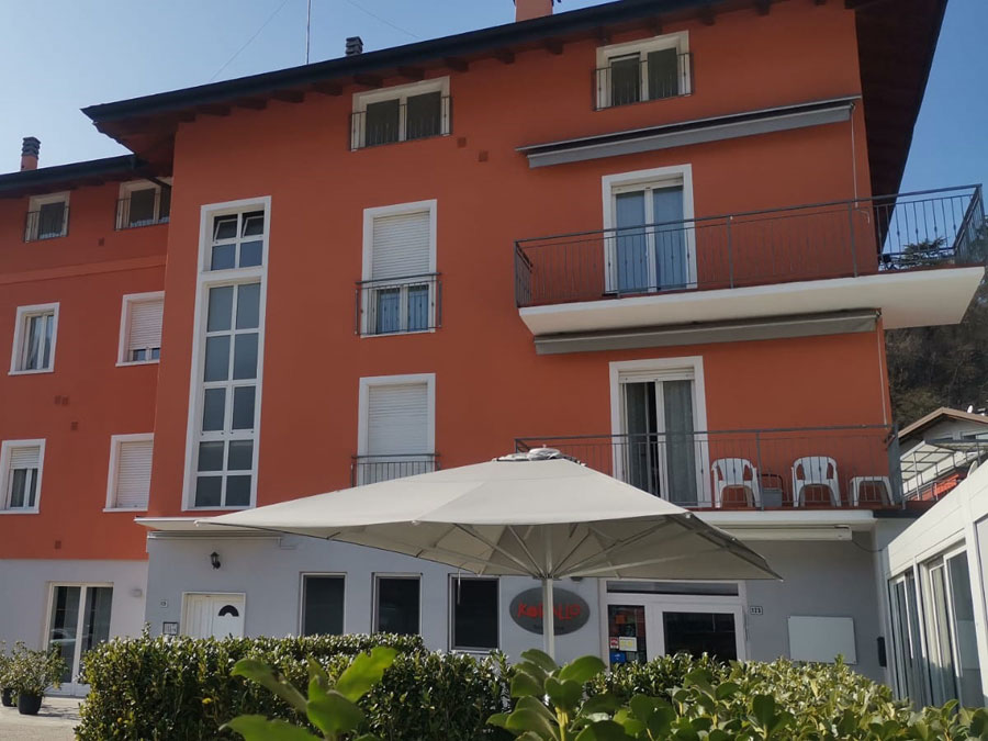 Facciata residenza studentesca quadrifoglio